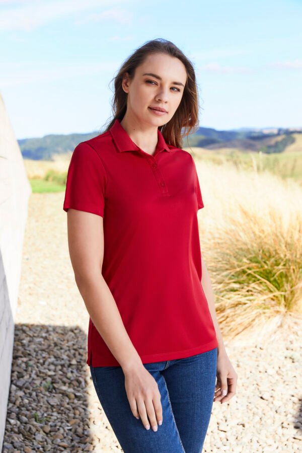 Womens Action Short Sleeve Polo