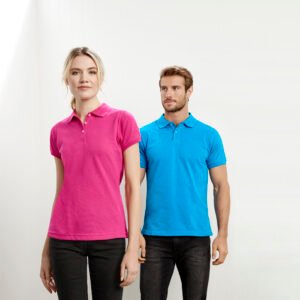 Womens Neon Short Sleeve Polo