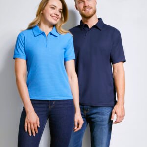 Mens Micro Waffle Short Sleeve Polo