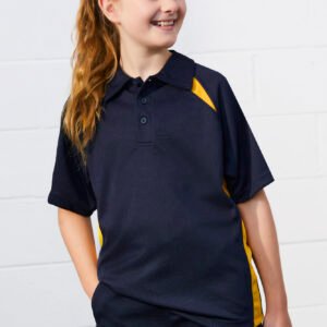 Kids Splice Short Sleeve Polo