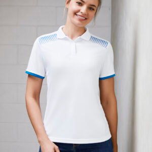 Womens Galaxy Short Sleeve Polo