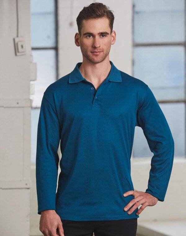 MENS VICTORY PLUS TRUEDRY® LONG SLEEVE POLO