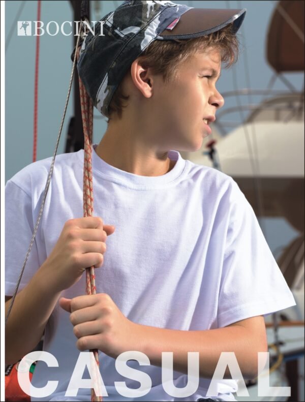 Kids Plain Cotton Tee Shirt