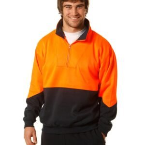 Hi-Vis Long Sleeve Fleecy Sweat
