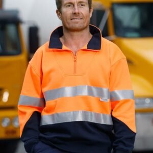 Hi-Vis Long Sleeve Fleece Sweat