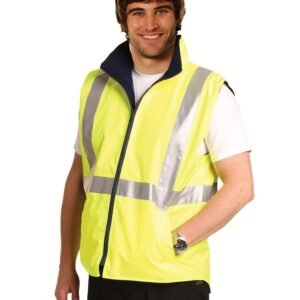 Hi-Vis Reversible Safety Vest With 3M Tapes